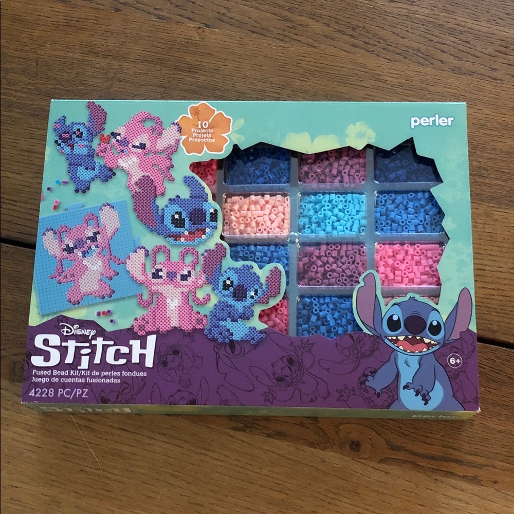 Perler Disney Stitch Fused Bead Kit - Pink & Blue